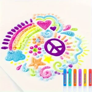 6pcs Stylos magiques 3D Popcorn Pen